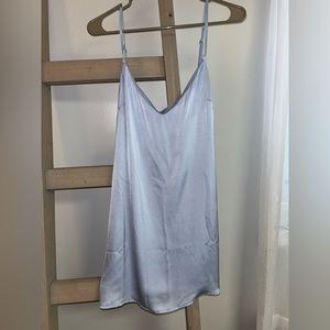 Blue Blush slip dress